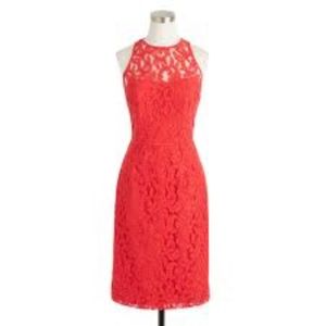 J CREW Collection Lace Sheath Dress
